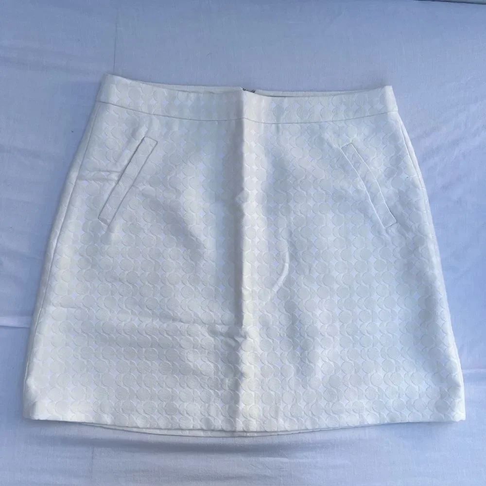 The Limited Ivory Patterned Skirt